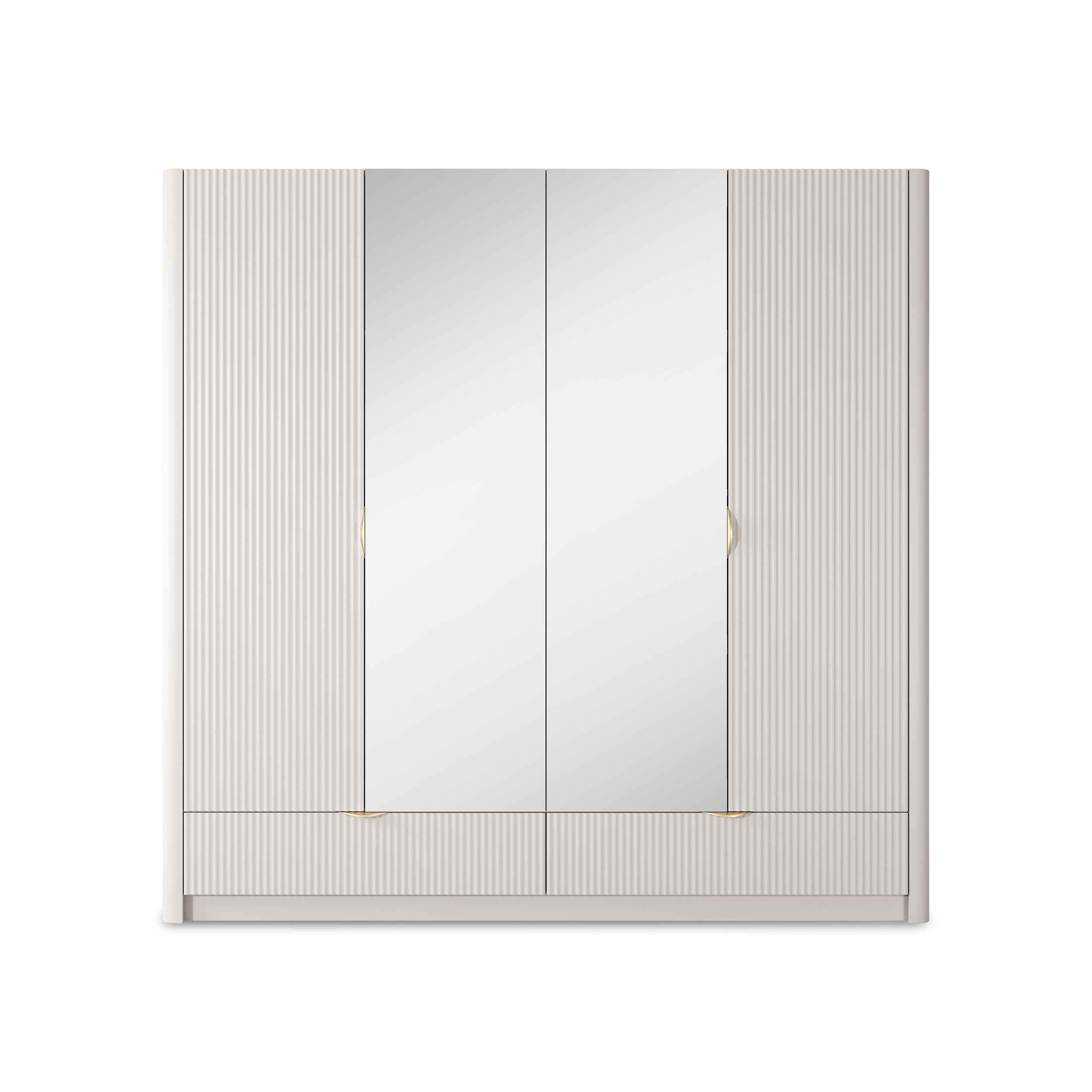 Szafa 4-drzwiow 213x208 cm w stylu nowoczesnym | Laanti