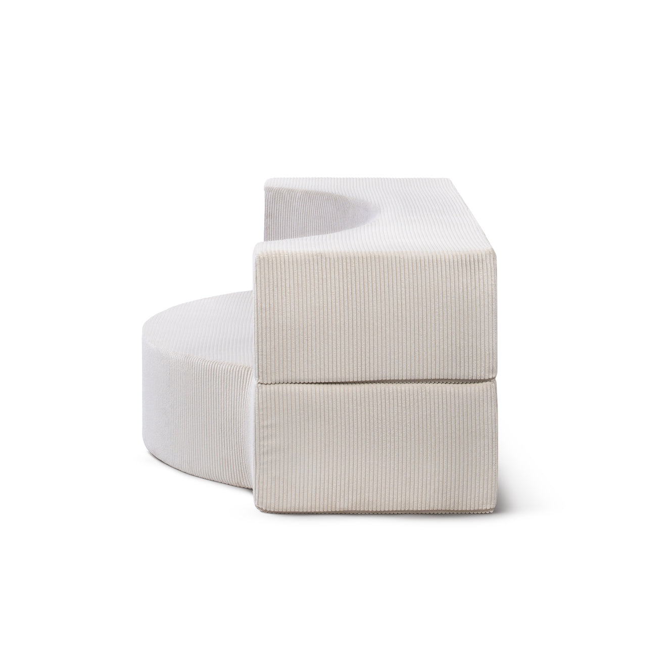 Sofa piankowa modułowa 200 cm z funkcją spania w stylu japandi | Lunaria