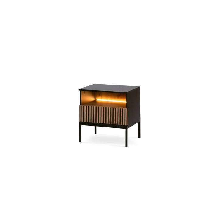 Szafka Nocna Lampy 54x56 Czarny