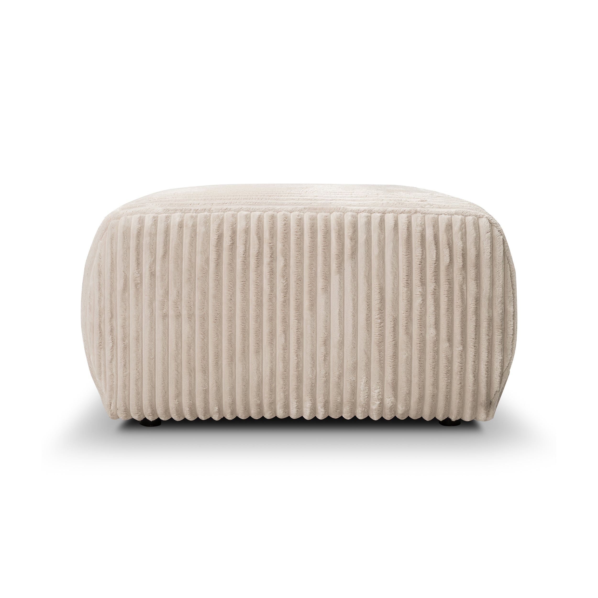 Pufa tapicerowana 82x41 w stylu vintage | ALLORO
