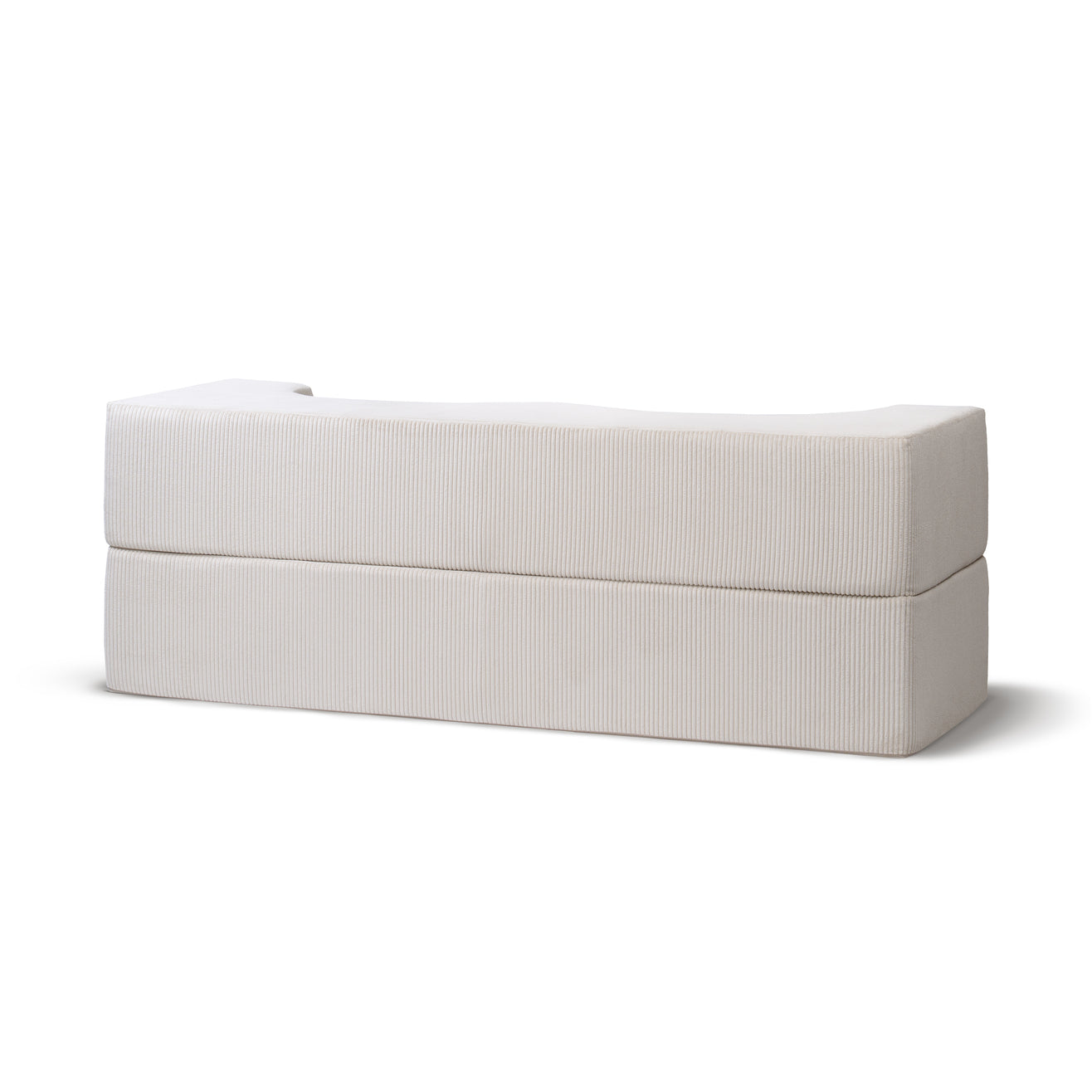 Sofa piankowa wolnostojąca 200 cm z funkcją spania w stylu japandi | Kamelia
