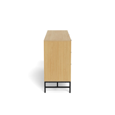 Sideboard 158x81 with a lamella front in a modern style | Bambouz