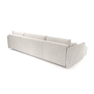 Alloro U Shaped Corner Sofa Bed with Storage, Sleeping Area 145x302 – back view