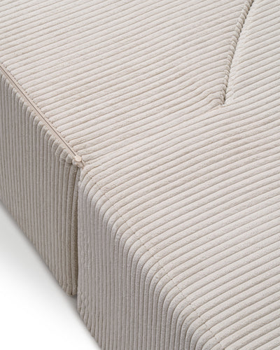 Sofa piankowa modułowa 200 cm z funkcją spania w stylu japandi | Lunaria