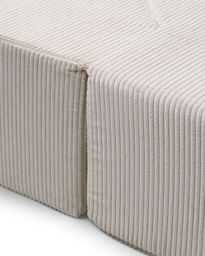 Sofa piankowa wolnostojąca 200 cm z funkcją spania w stylu japandi | Kamelia