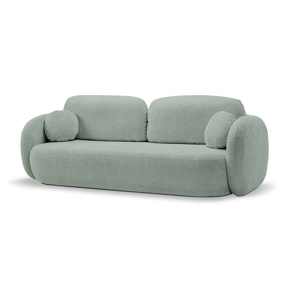 Sofa z funkcją spania 142x200 w stylu nowoczesnym, tkanina Abriamo | OLEMO Skalisty Brzeg (ABRIAMO 10)
