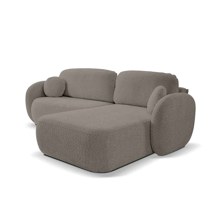 Narożnik z funkcją spania OLEMO Abriamo Gorzka Czekolada (ABRIAMO 01)