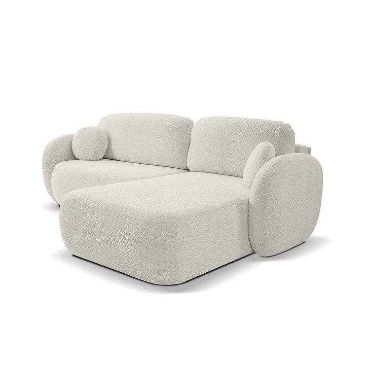 Narożnik z funkcją spania OLEMO Abriamo Poranna Biel (ABRIAMO 04)