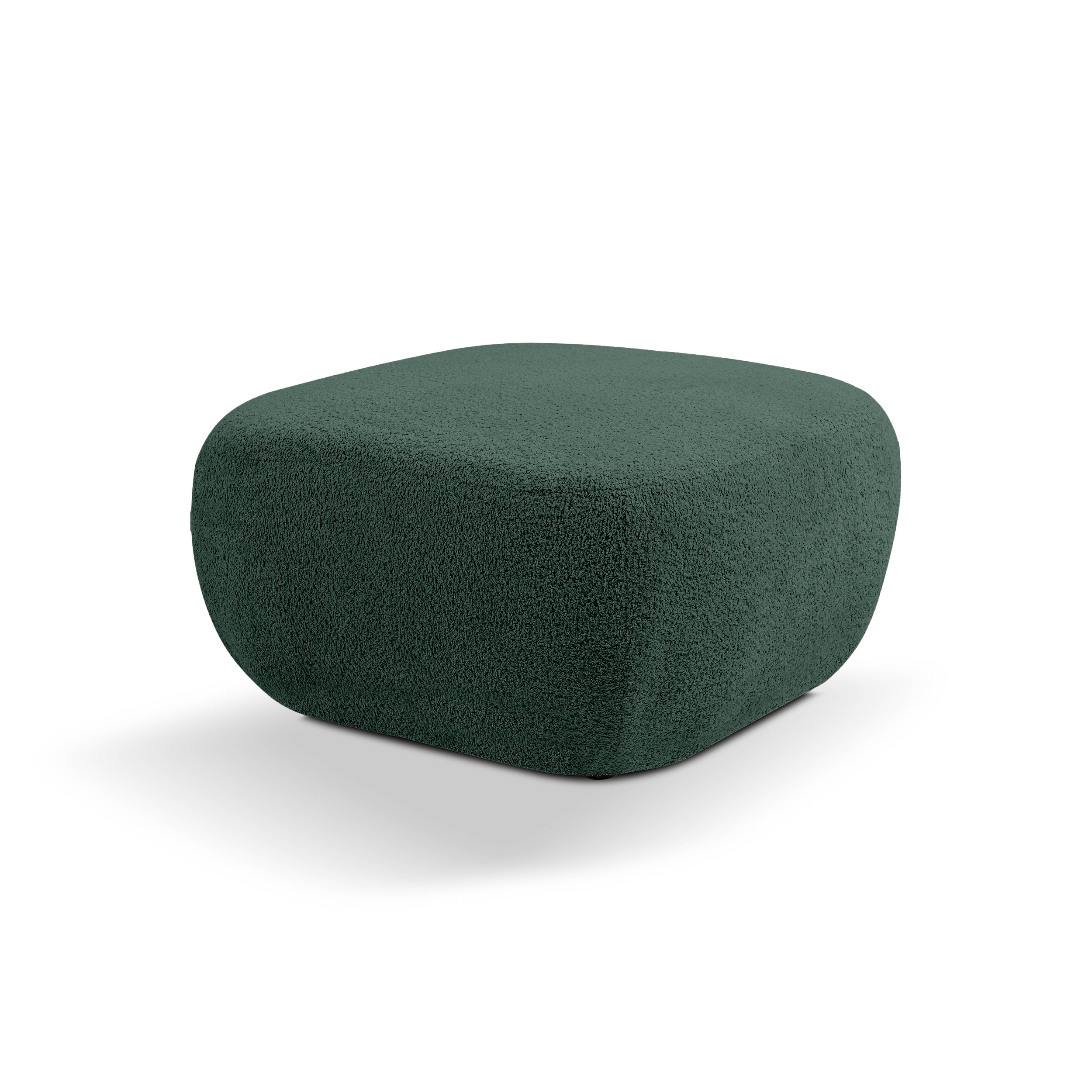 Pufa w stylu organic modern 75×39 cm, tkanina Abriamo | OLEMO Leśna Głębia (ABRIAMO 09)