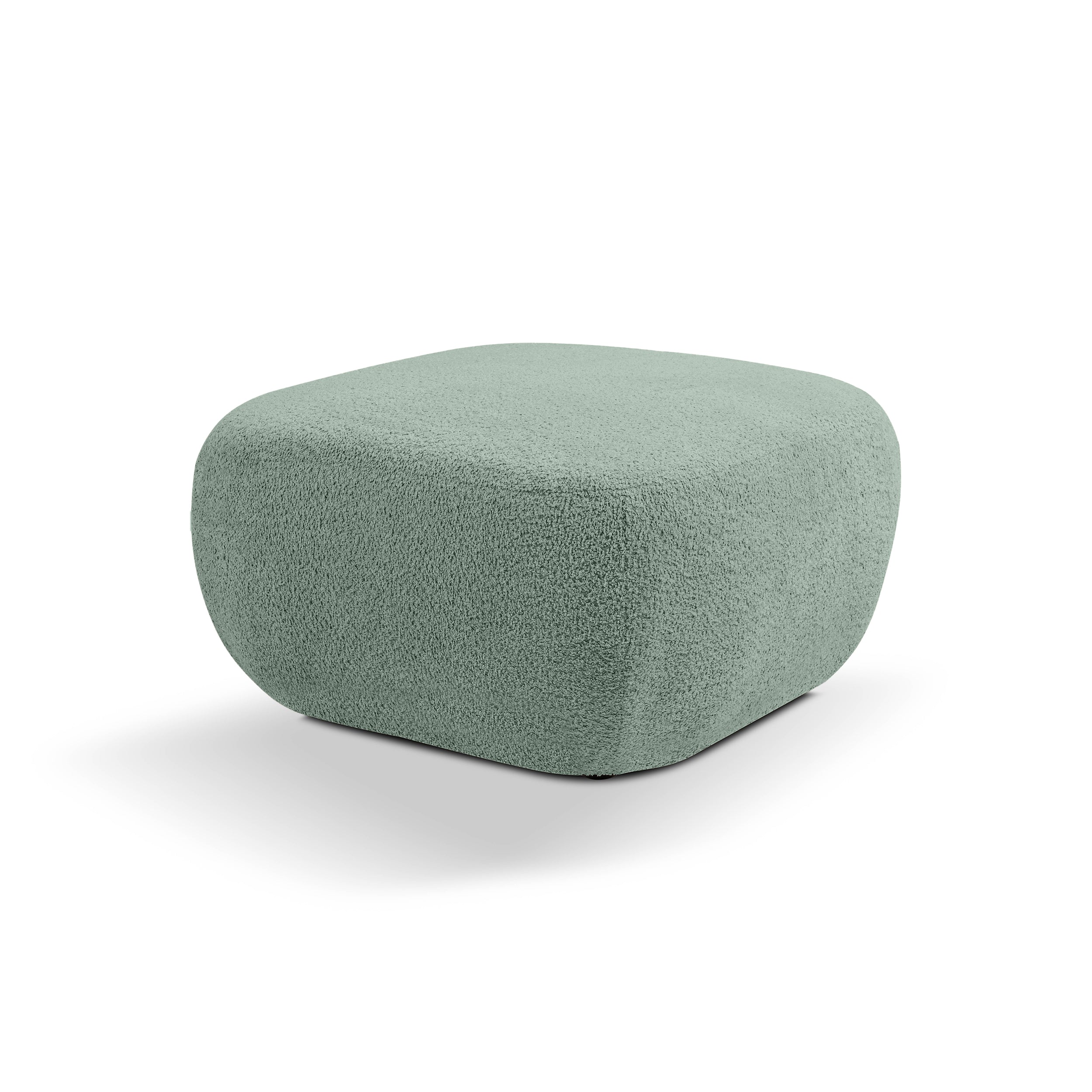 Pufa w stylu organic modern 75×39 cm, tkanina Abriamo | OLEMO Skalisty Brzeg (ABRIAMO 10)