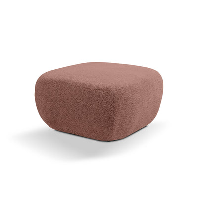 Pufa w stylu organic modern 75×39 cm, tkanina Abriamo | OLEMO Palona Śliwka (ABRIAMO 12)