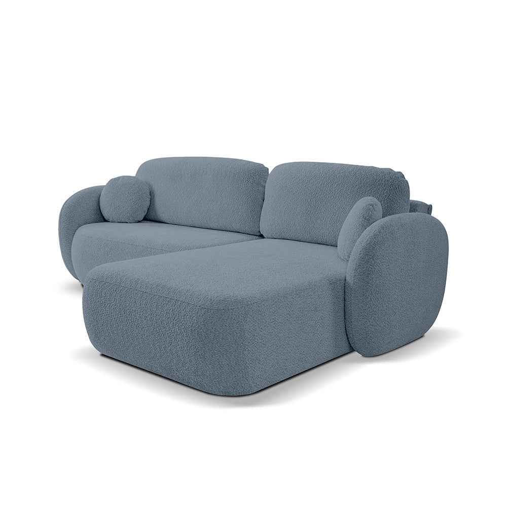 Narożnik z funkcją spania OLEMO Abriamo Niebieski Bazalt (ABRIAMO 13)