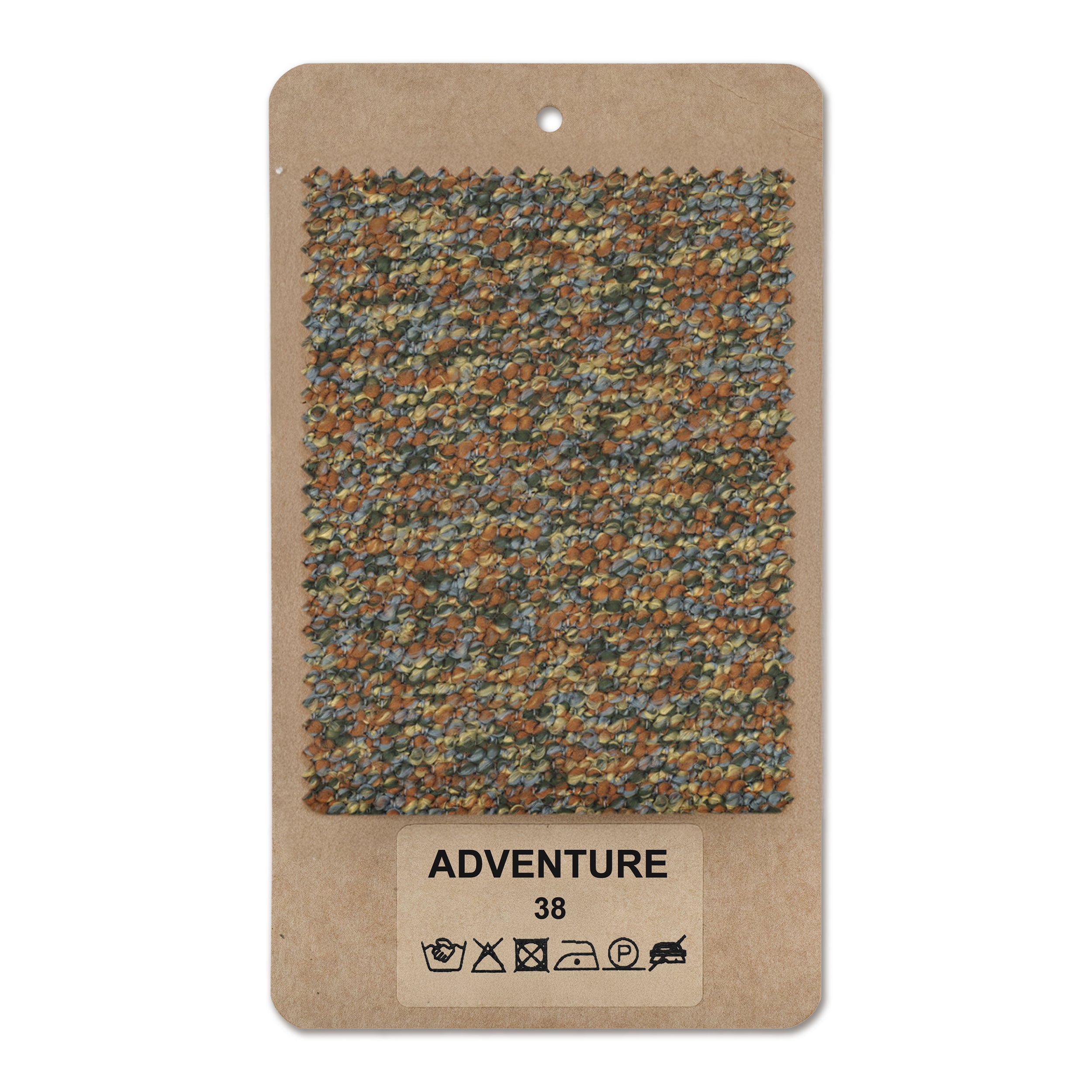 Próbnik tkanin ADVENTURE Brązowy Len (ADVENTURE 38)
