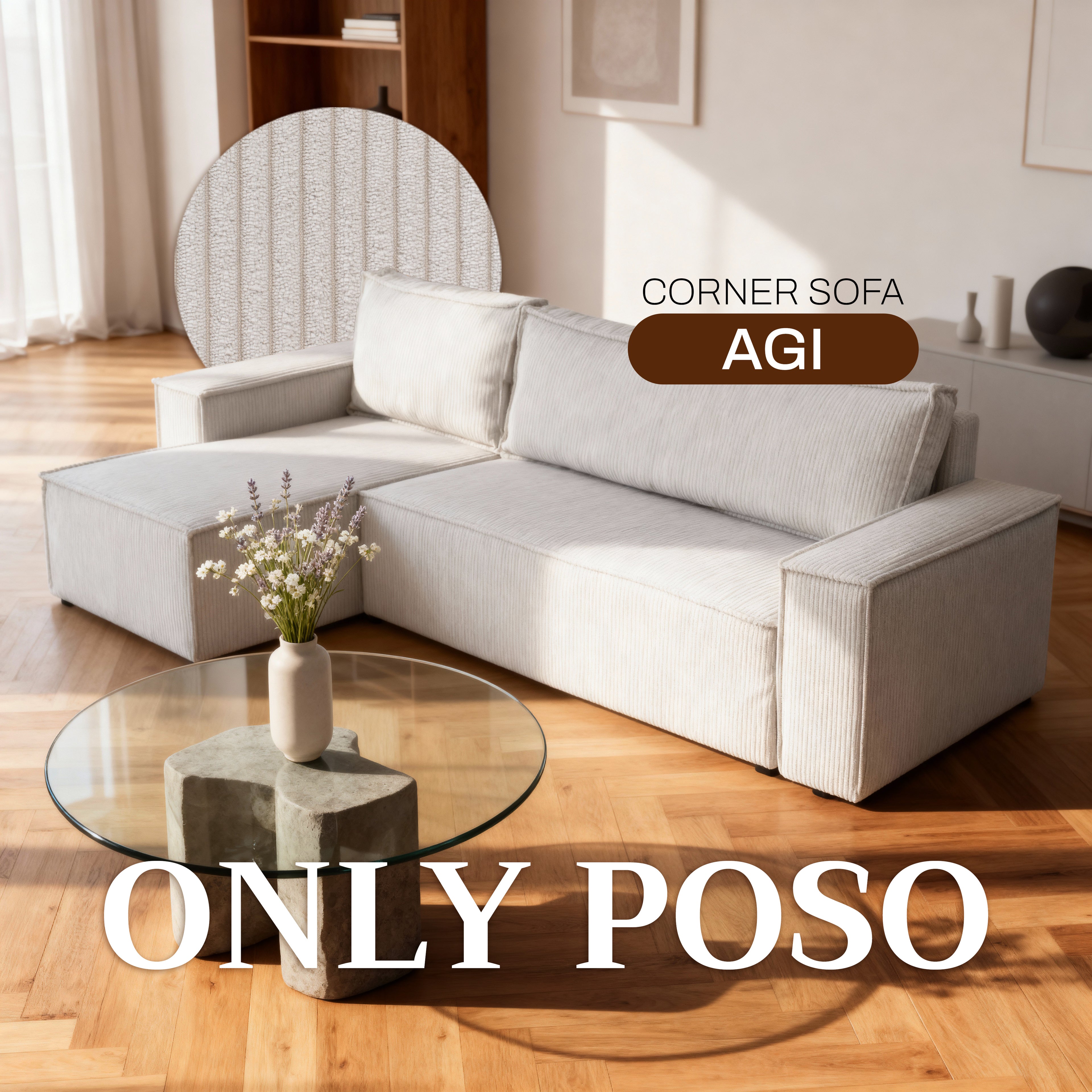 Próbnik tkanin Sztruks Antracyt