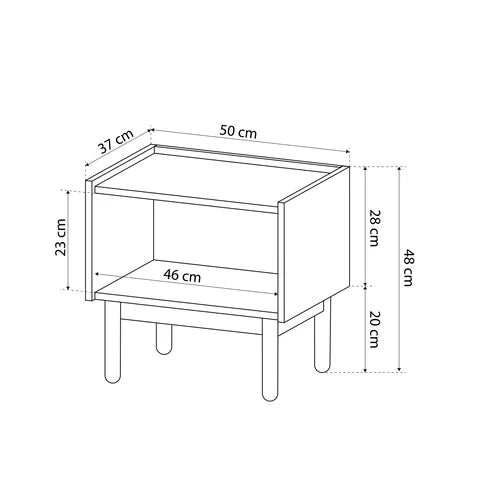 Szafka Nocna Anawa 50x48