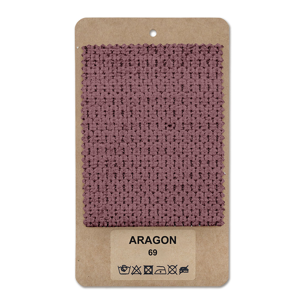 Próbnik tkanin ARAGON Bordowy Mat (ARAGON 69)