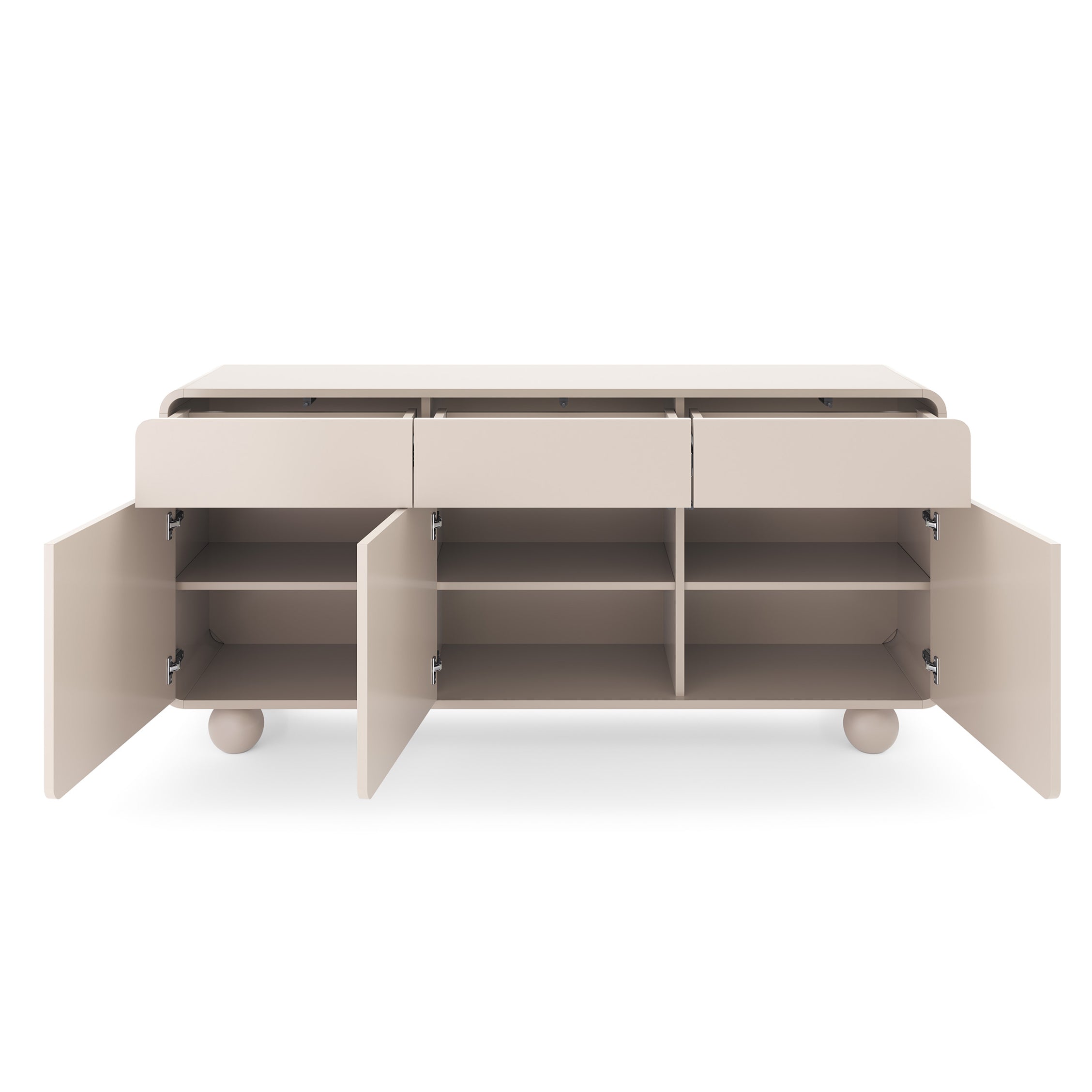 Komoda 160x75 w stylu japandi | Ballo