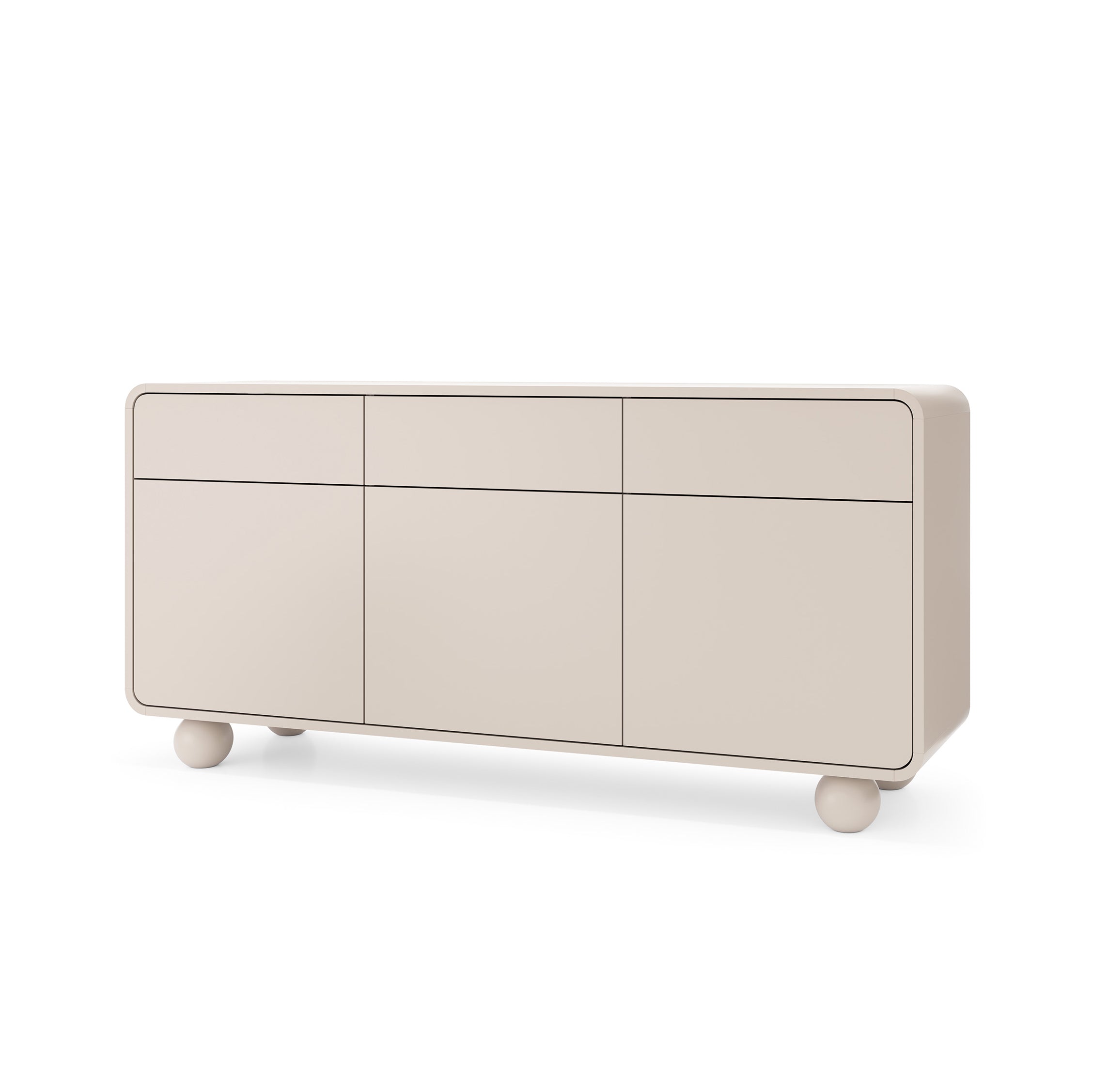 Komoda 160x75 w stylu japandi | Ballo