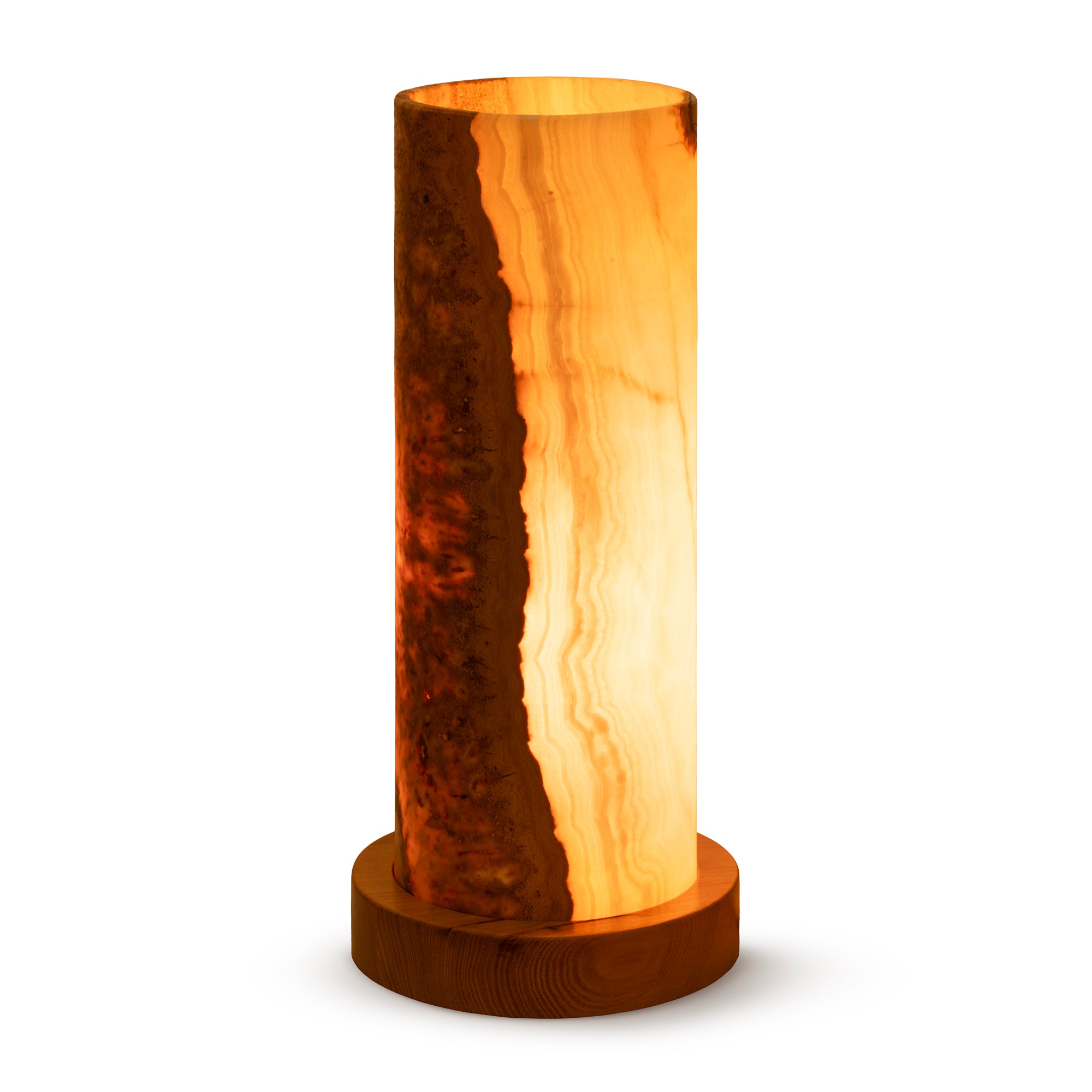 Lampa z naturalnego Onyksu Petrona