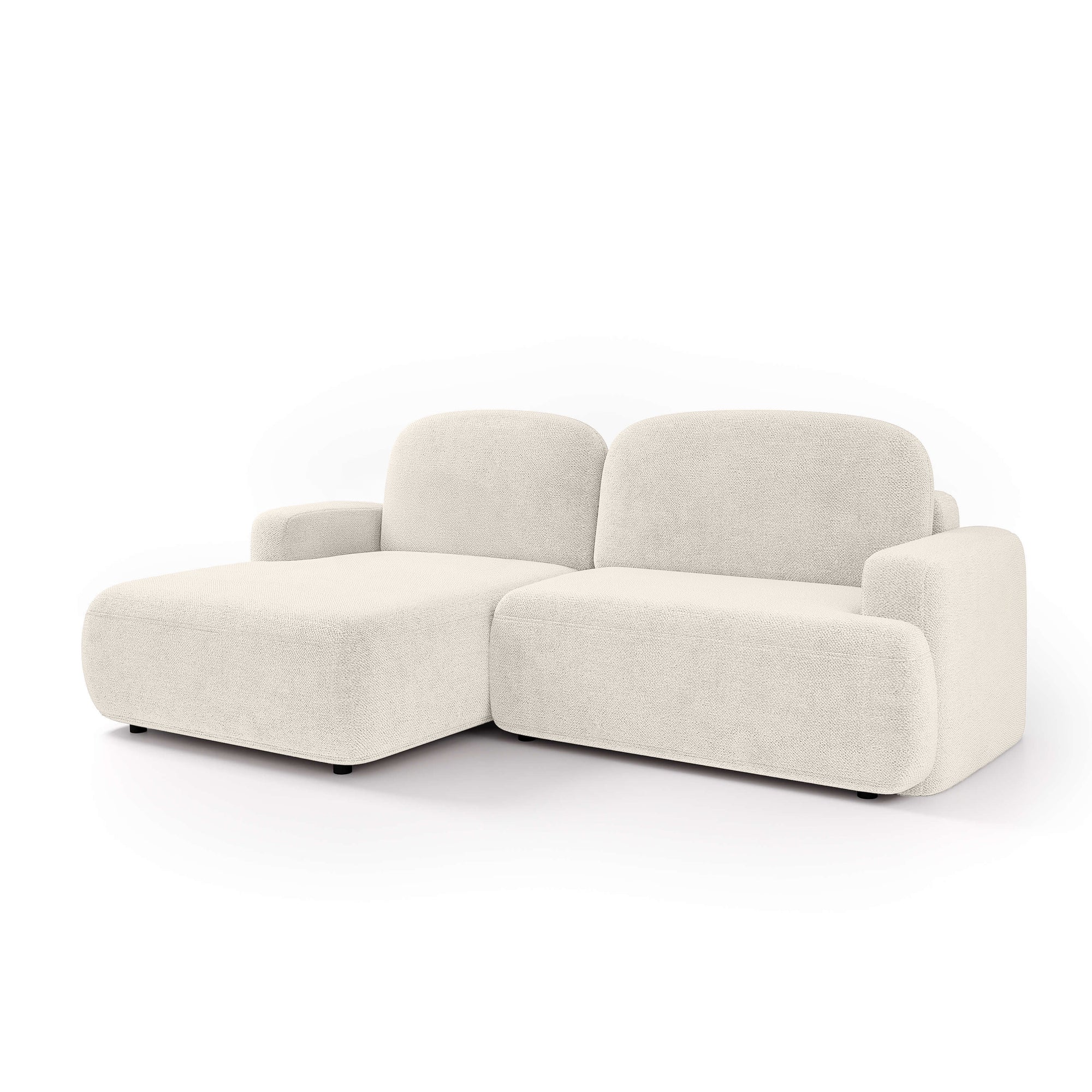 Narożnik 3–4 osobowy z funkcją spania w stylu skandynawskim – system Lux, pianka HR, pojemnik na pościel | Ravila