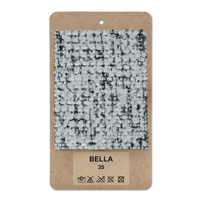 Próbnik tkanin Bella Szmaragdowa Szarość (BELLA 35)
