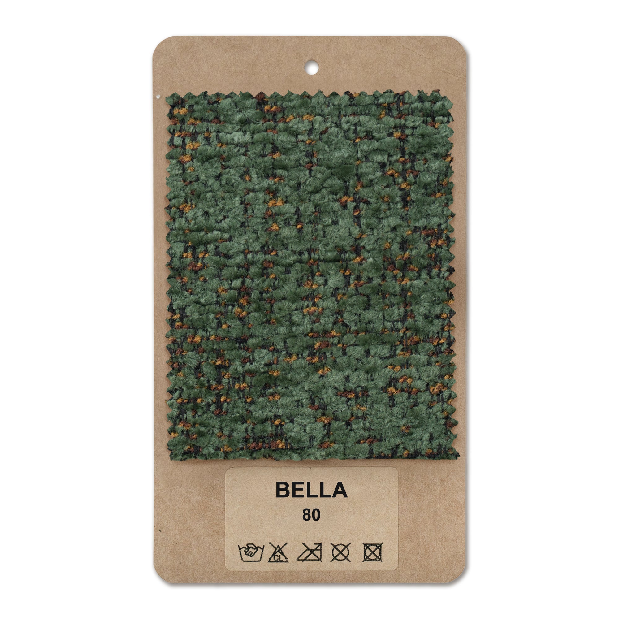 Próbnik tkanin Bella Zielony Onyks (BELLA 80)