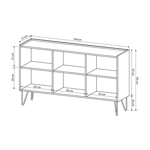 Komoda 144x83 w stylu glamour | Ballada