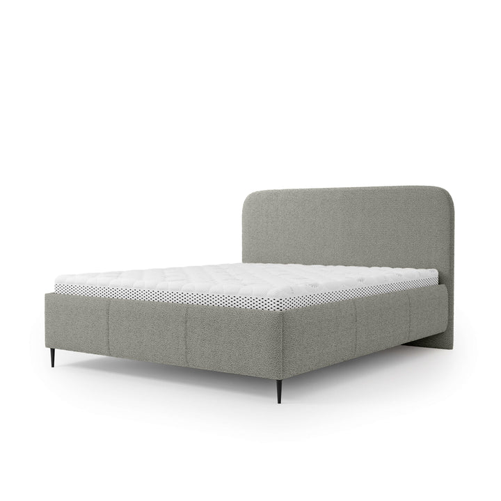 Łóżko Tapicerowane Edi 180 200 Piaskowy Mat