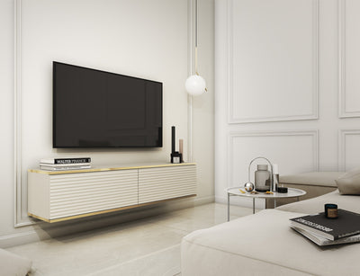Szafka RTV 135x30 w stylu nowoczesnym | Meva