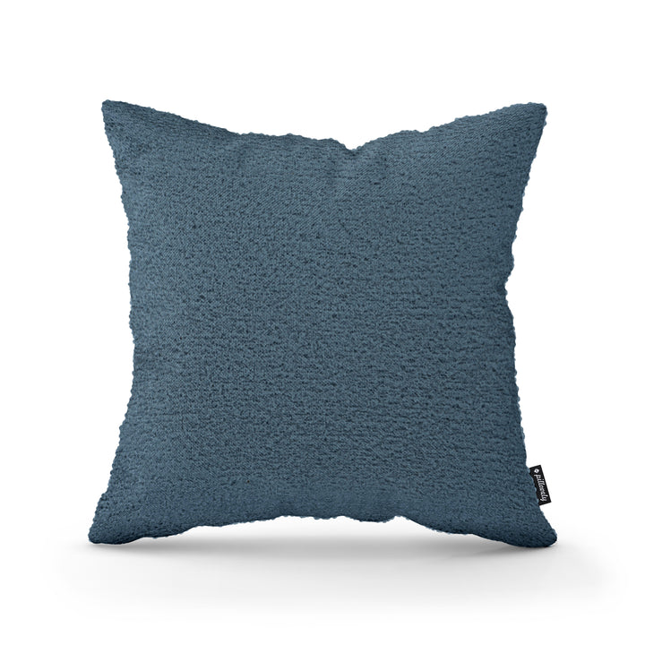 Poduszka Dekoracyjna Baranek 45x45 Stalowy Lazur