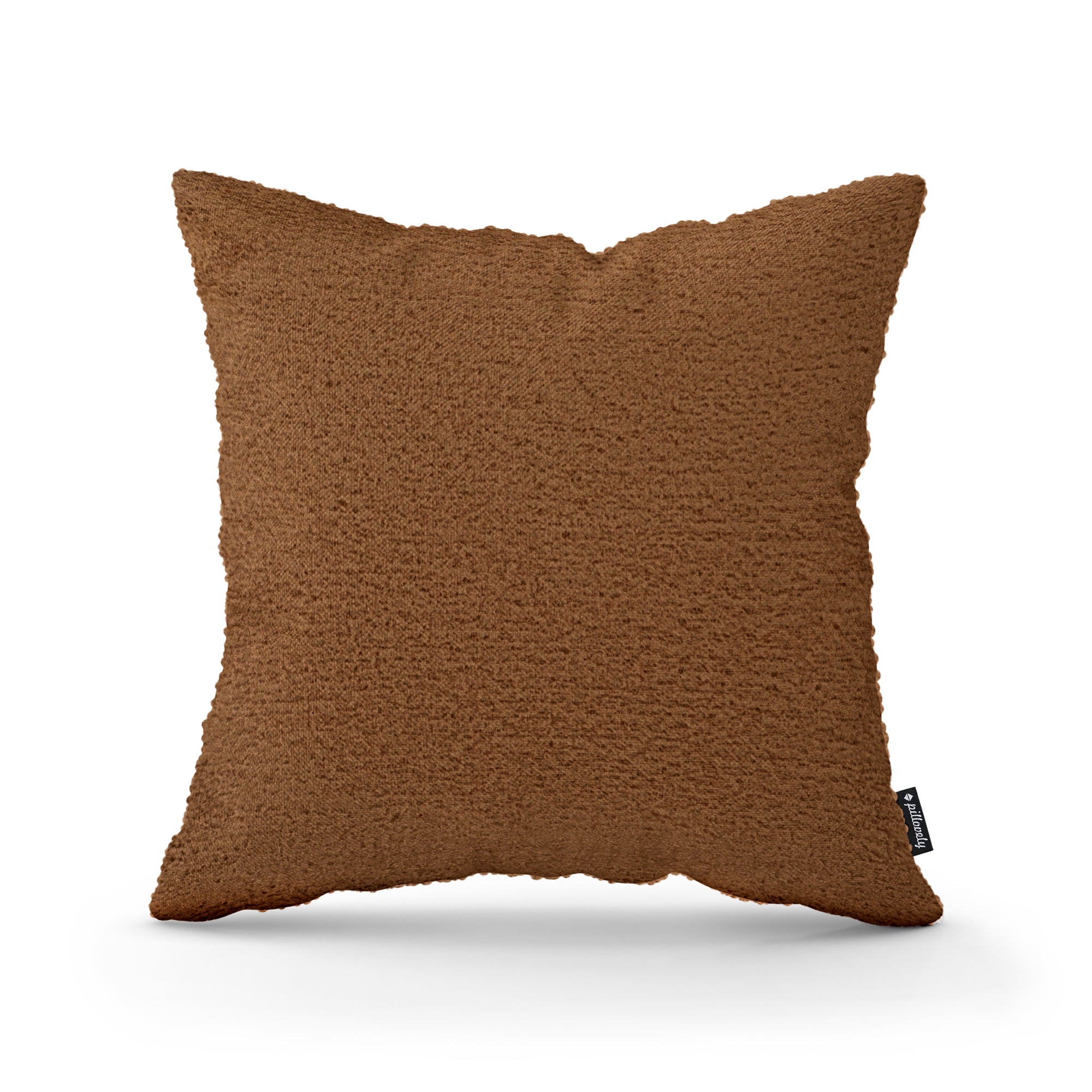 Poduszka Dekoracyjna Baranek 45x45 Karmelowy Brąz