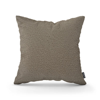 Poduszka dekoracyjna 45×45 cm w stylu scandi i japandi, tkanina Coral | Baranek Popielisty Len (CORAL 50)