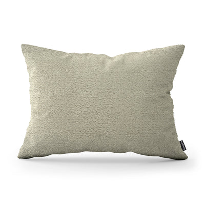 Poduszka dekoracyjna 40×55 cm w stylu hygge i scandi, tkanina Coral | Baranek Popielista Ochra (CORAL 85)