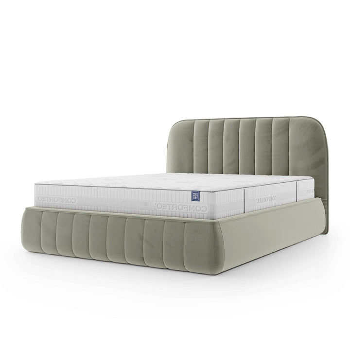 Łóżko Tapicerowane Carla 200 Liść Eukaliptusa