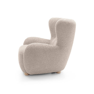 Fotel 88 cm do relaksu w stylu skandynawskim | Tedi