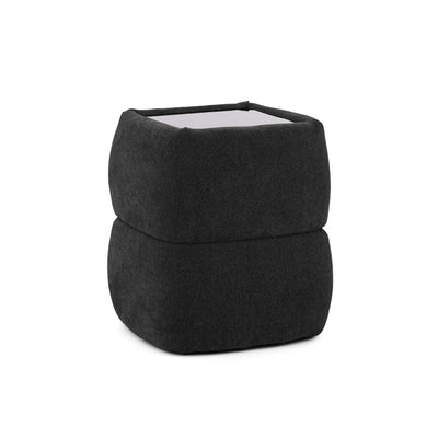 Stolik nocny 47x53 bez szuflad w stylu minimalistycznym | PUFFRA Nie Nocny Onyks (DOHA 22)