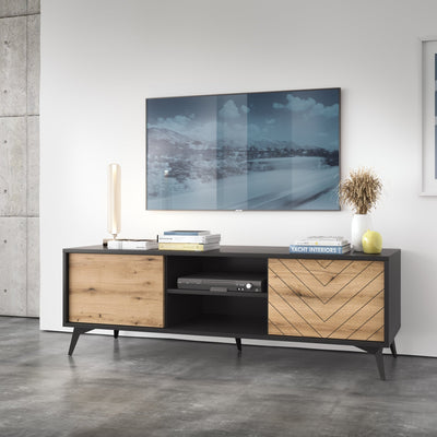 Szafka RTV 154x50 w stylu nowoczesnym | Nirwana