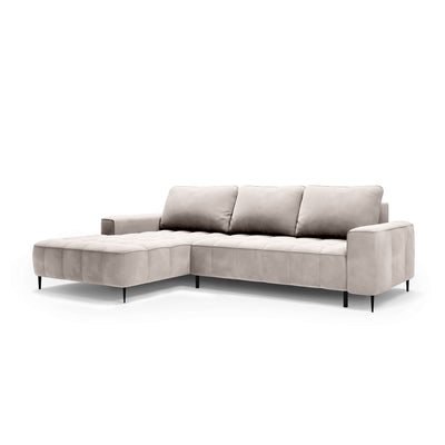 Narożnik z pojemnikiem na pościel 280 cm w stylu eleganckim | Francessco