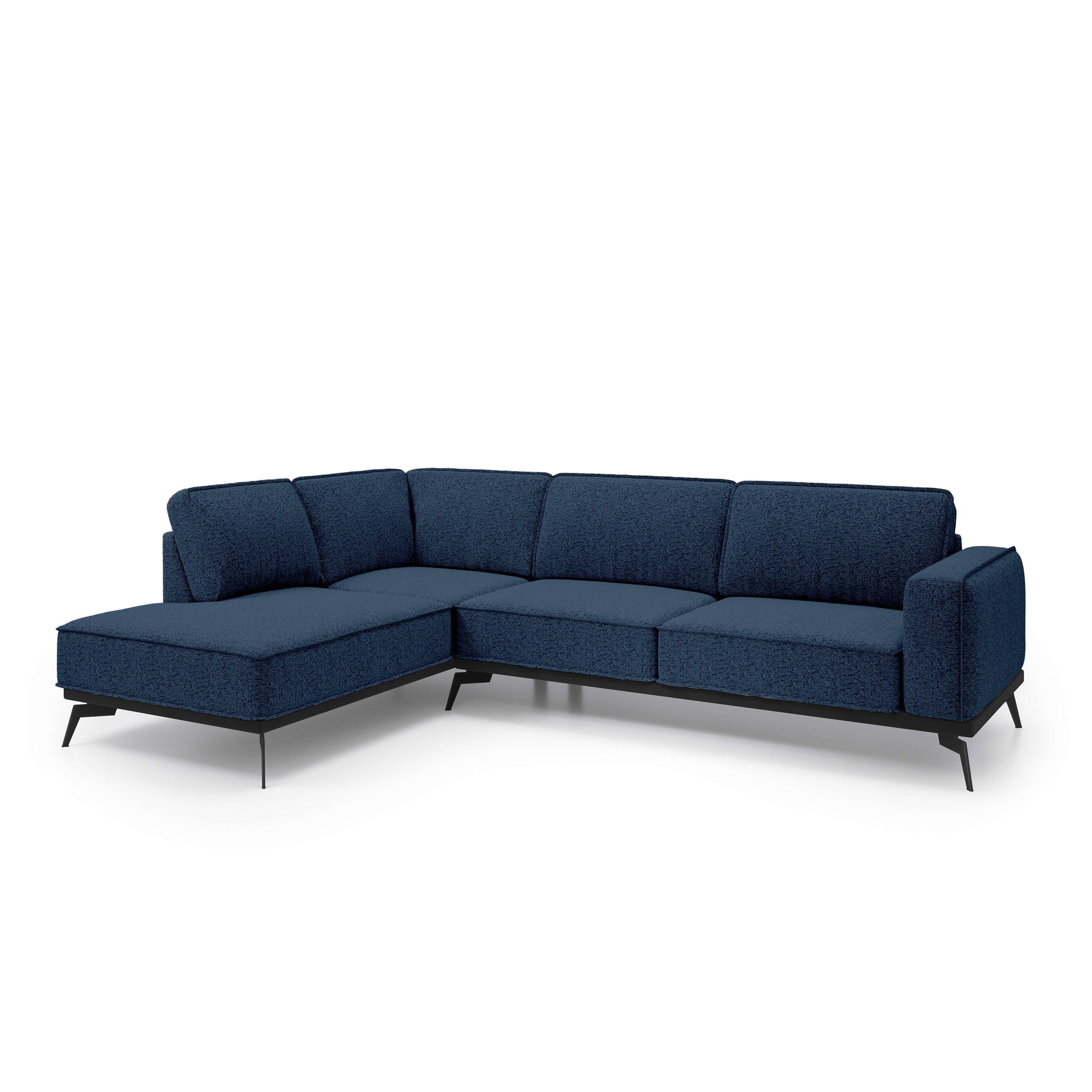Narożnik Premium 293 cm w stylu nowoczesnym | Rosalia Lewostronna Nocny Lazur (ARAGON 79)
