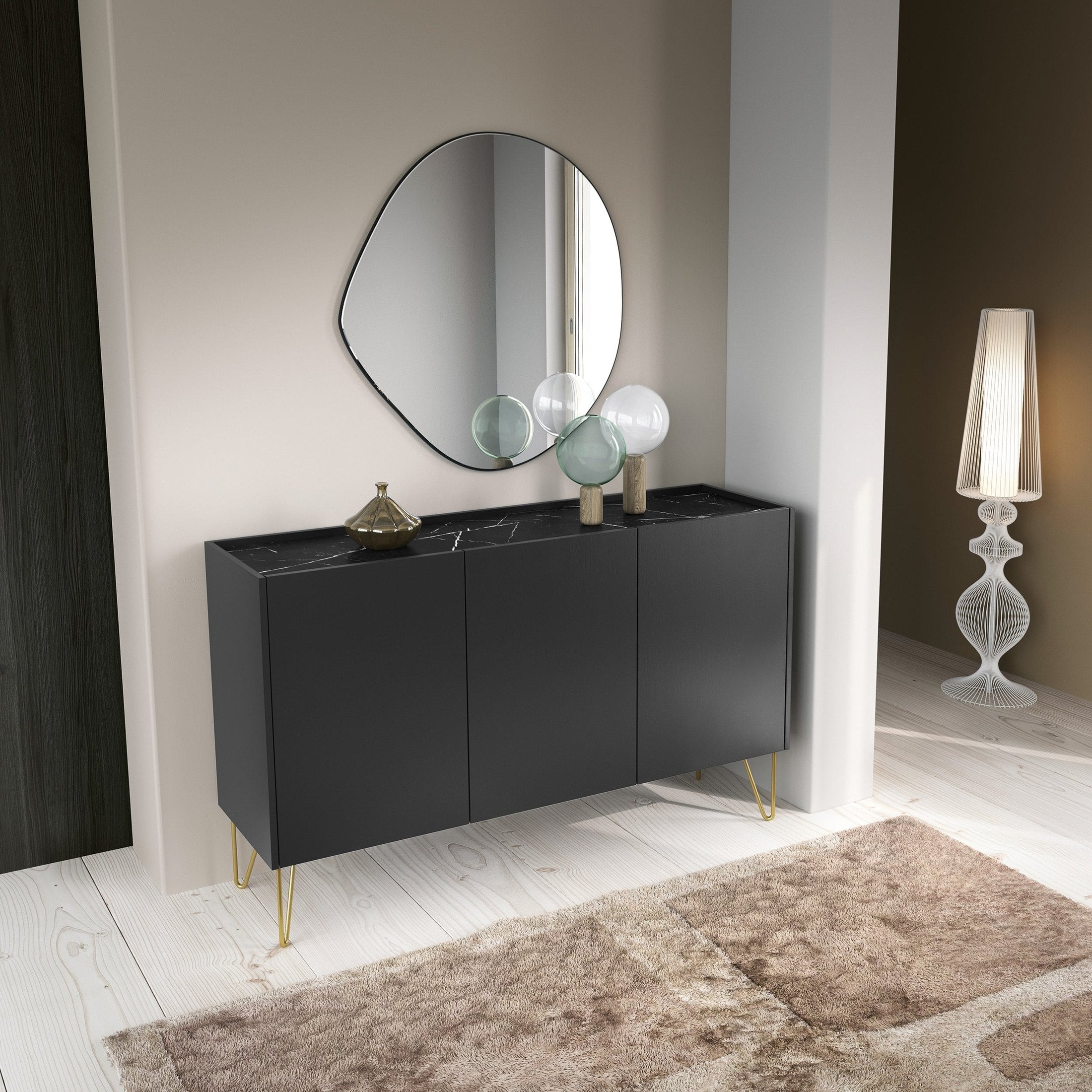 Komoda 144x83 w stylu glamour | Ballada