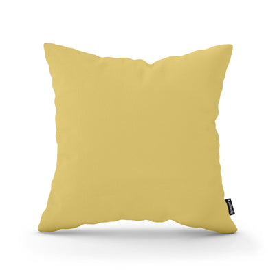 Poduszka dekoracyjna 45×45 cm w stylu minimalistycznym | Gładka Złota Poświata (KRONOS 11)