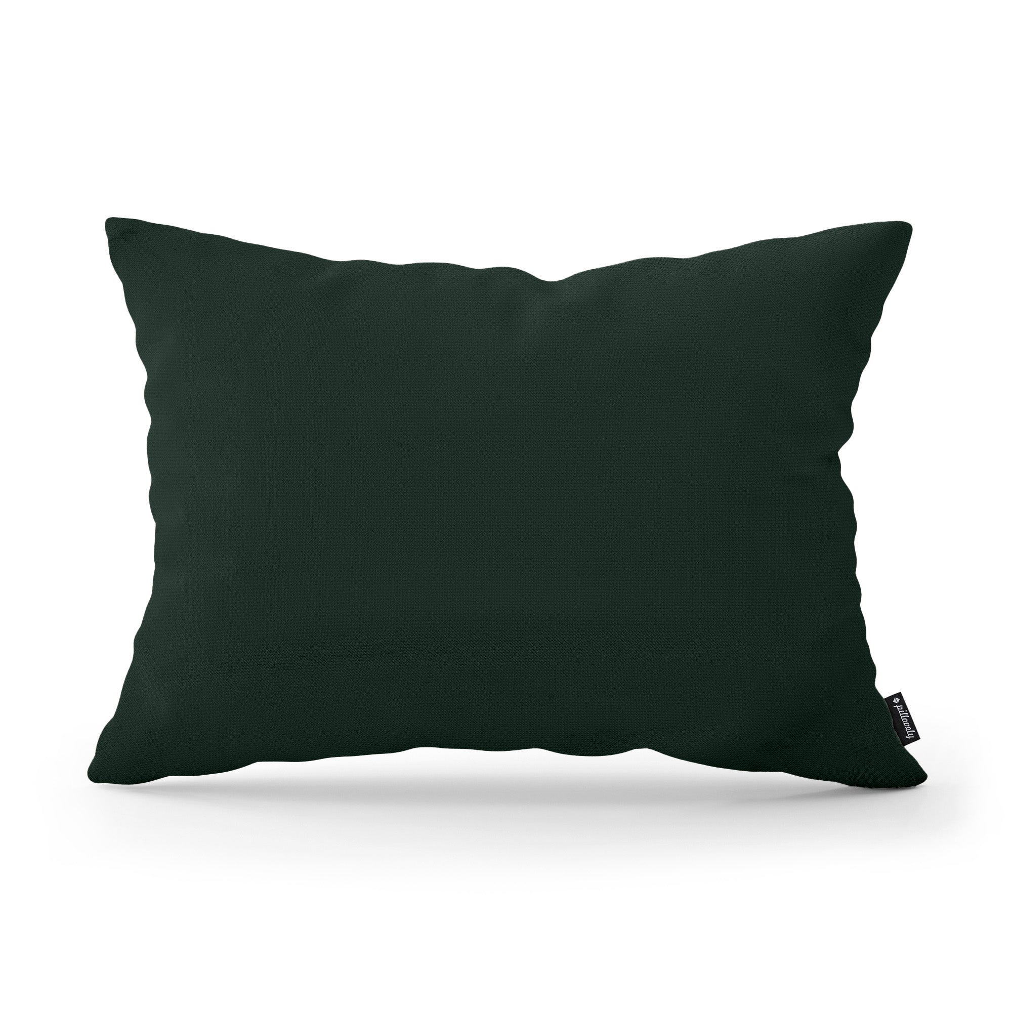 Poduszka dekoracyjna 40×55 cm w stylu modern i scandi – tkanina Kronos 100% PES, minimalistyczna forma | Gładka Ciemny Eukaliptus (KRONOS 14)