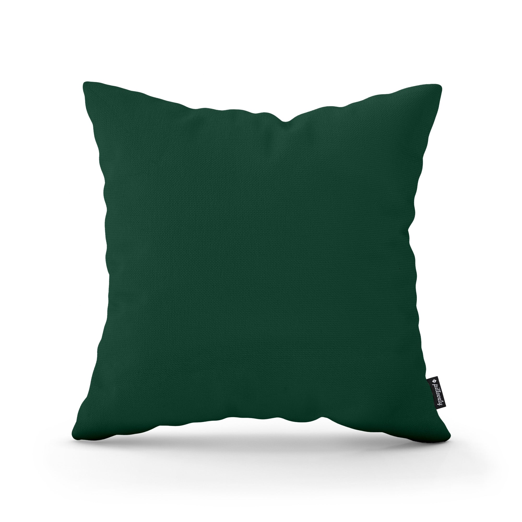 Poduszka dekoracyjna 45×45 cm w stylu minimalistycznym – gładka tkanina 100% PES, ukryty zamek | Gładka Leśny Granit (KRONOS 19)