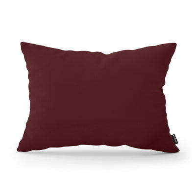 Poduszka dekoracyjna 40×55 cm w stylu modern i scandi, tkanina Kronos | Gładka Burgundowy Mat (KRONOS 20)
