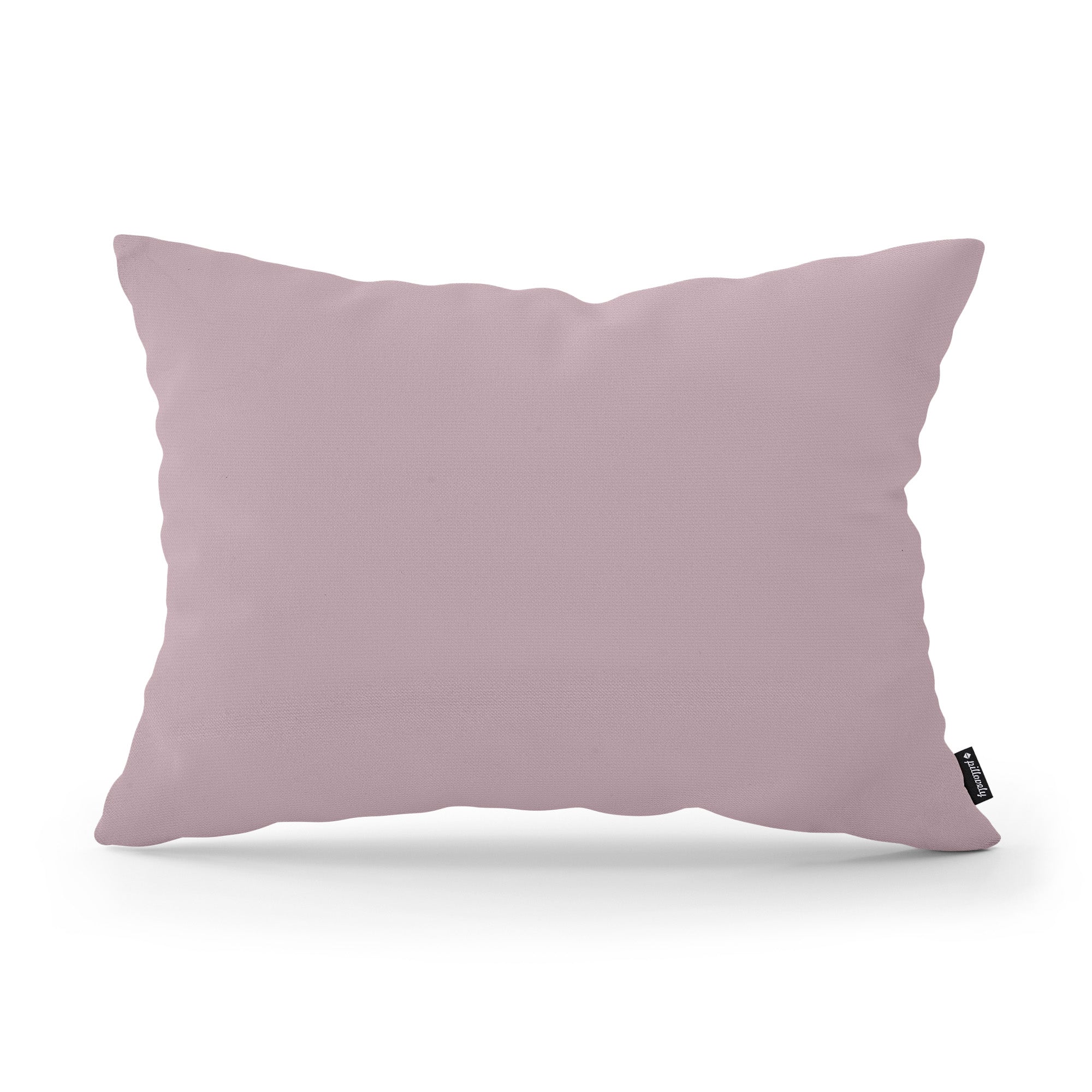 Poduszka dekoracyjna 40×55 cm w stylu modern i scandi – tkanina Kronos 100% PES, minimalistyczna forma | Gładka Różana Mgła (KRONOS 27)