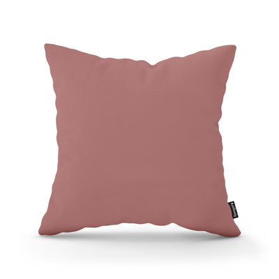 Poduszka dekoracyjna 45×45 cm w stylu minimalistycznym | Gładka Karmelowa Śliwka (KRONOS 29)