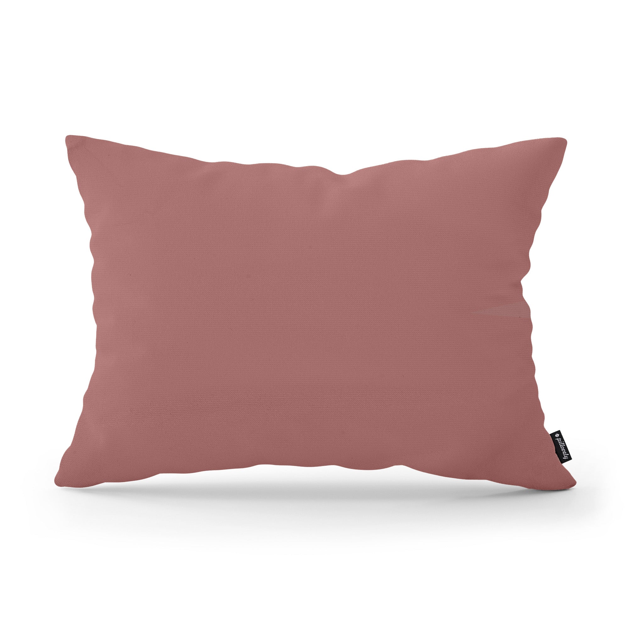 Poduszka dekoracyjna 40×55 cm w stylu modern i scandi – tkanina Kronos 100% PES, minimalistyczna forma | Gładka Karmelowa Śliwka (KRONOS 29)