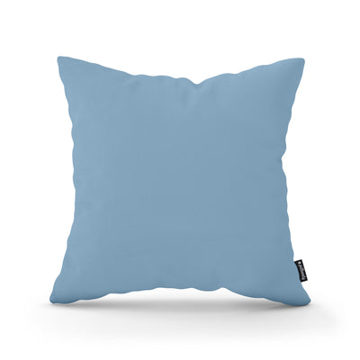 Poduszka dekoracyjna 45×45 cm w stylu minimalistycznym | Gładka Lodowa Przestrzeń (KRONOS 31)