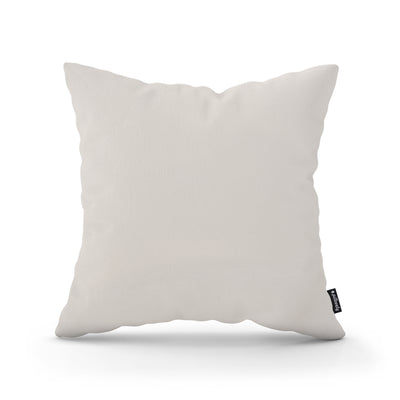 Poduszka dekoracyjna 45×45 cm w stylu minimalistycznym | Gładka Kremowy Popiół (KRONOS 38)