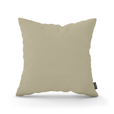 Poduszka dekoracyjna 45×45 cm w stylu minimalistycznym | Gładka Pastelowy Taupe (KRONOS 45)